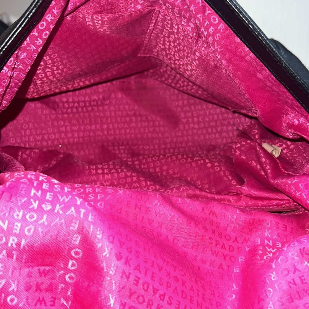 Kate Spade black leather cross body - Picture 4 of 7